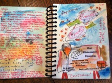 Sketchbook, Suzanne Edminster-- Suzanne and Scott in Rome