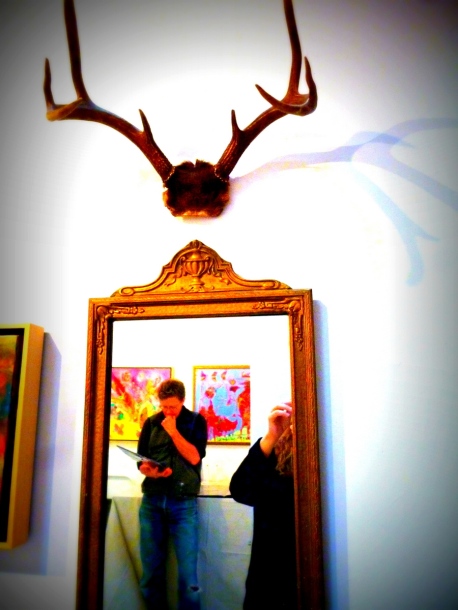 Antlers, Mirror, Spouse